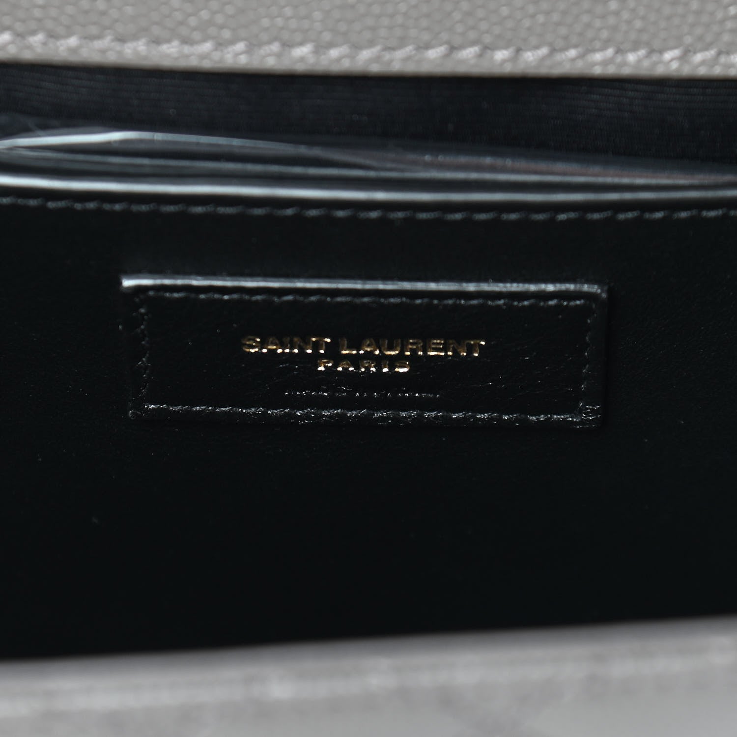 Saint Laurent Grain De Poudre Textured Mixed Matelasse Medium Triquilt Monogram Satchel Fog 5 of 7