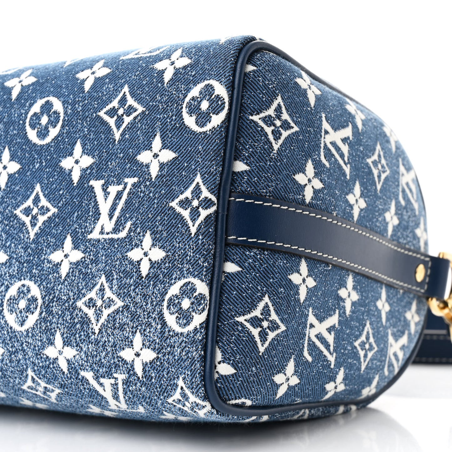 Monogram Jacquard Denim Speedy Bandouliere 25 Bleu