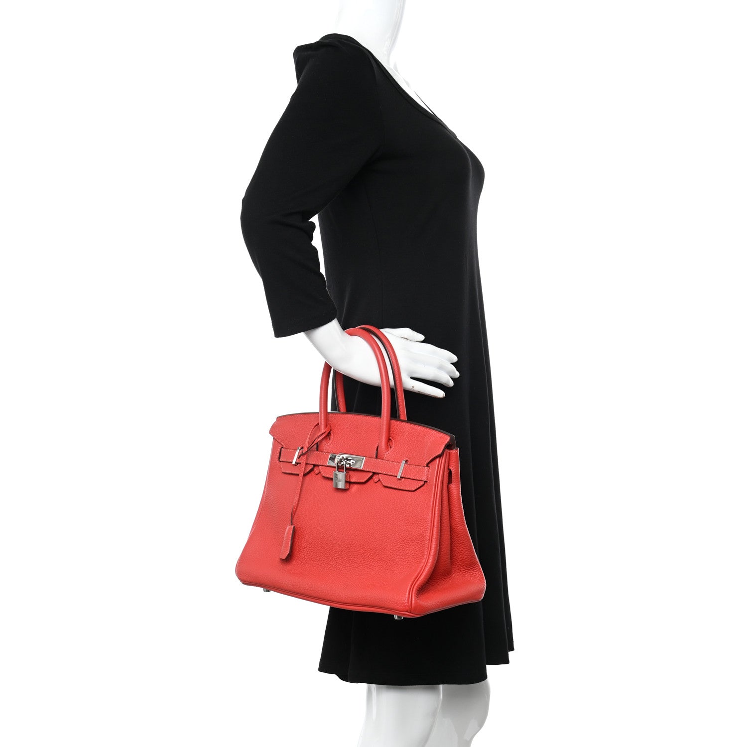 Hermes Togo Birkin 30 Rouge Vif 2 of 12