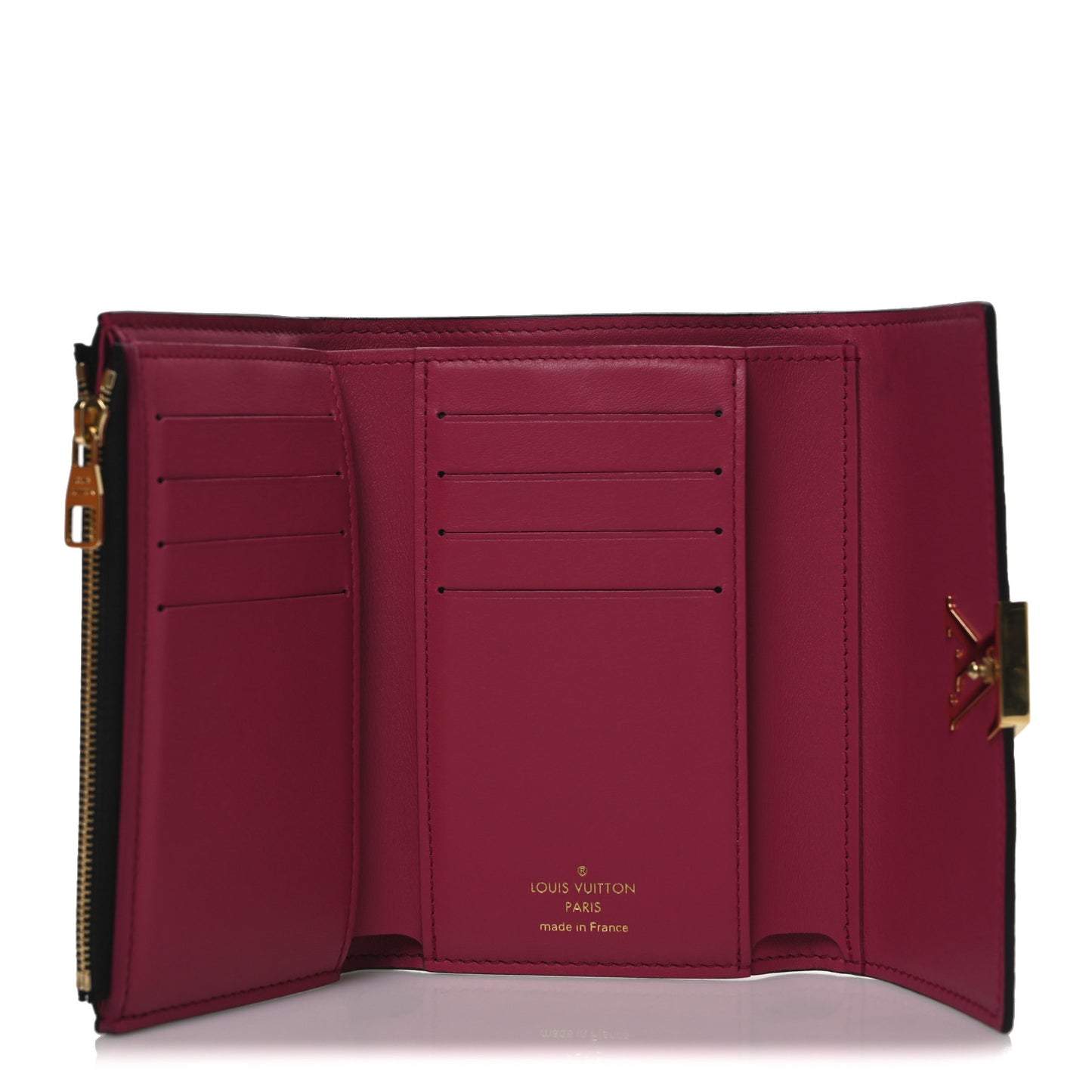 Taurillon Capucines Compact Wallet Black