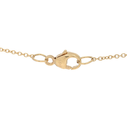 David Yurman 18K Yellow Gold Blue Sapphire Diamond Evil Eye Necklace 4 of 5