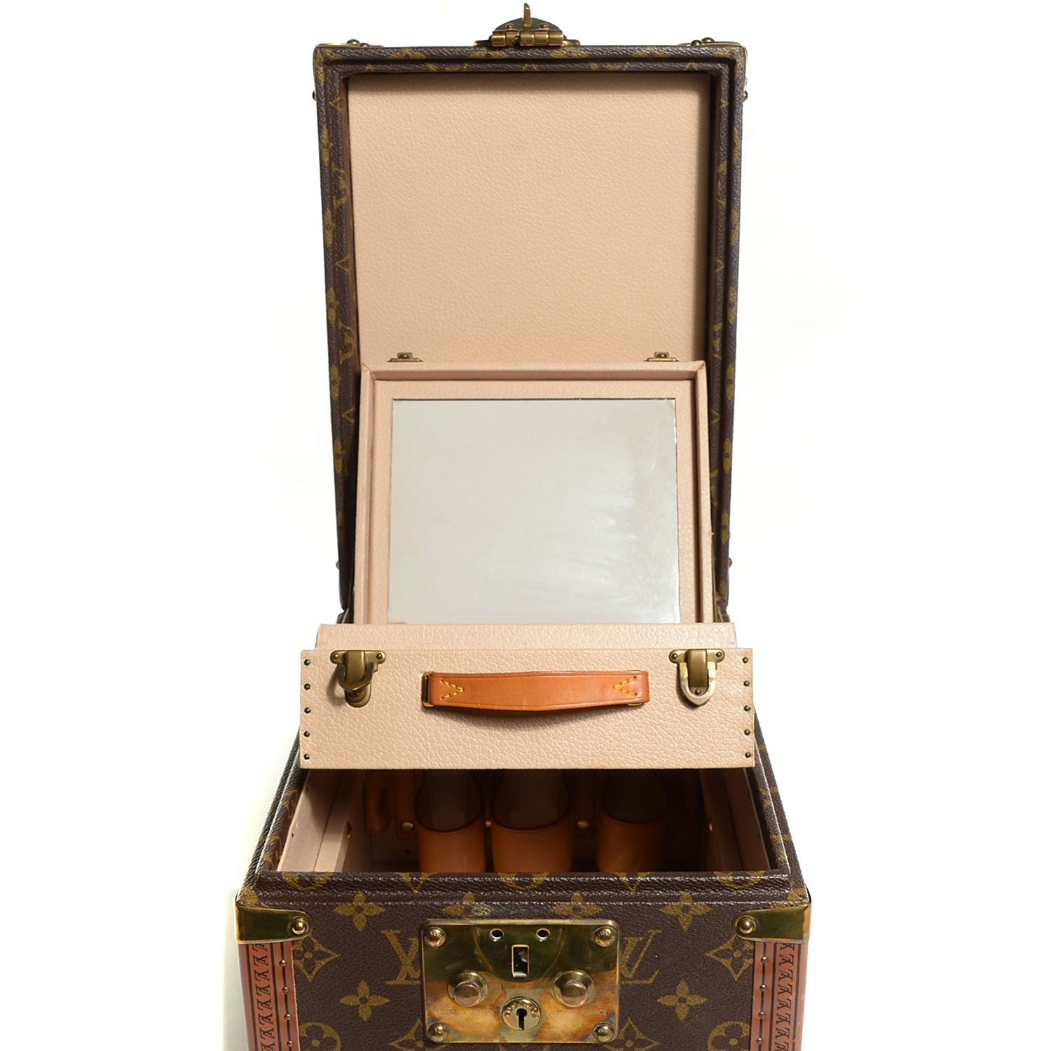 Louis Vuitton Monogram Boite Flacons Beauty Train Trunk Case 7 of 9