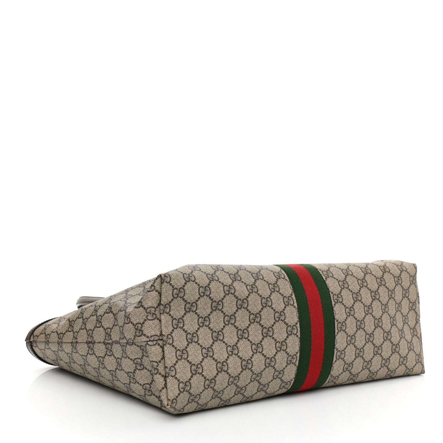 Gucci GG Supreme Monogram Medium Ophidia Shopping Tote Brown 4 of 13