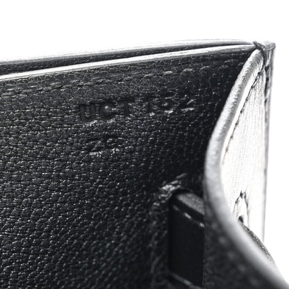 Hermes Evercolor Kelly Depeches 25 Pouch Black 7 of 10