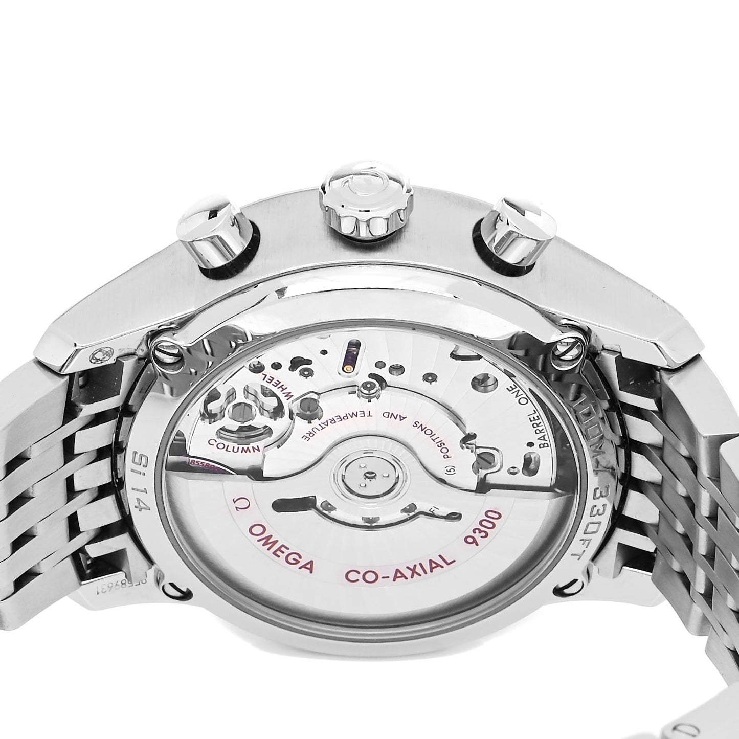 Stainless Steel 42mm De Ville Co-Axil Chronometer Automatic Watch Black 431.10.42.51.01.001