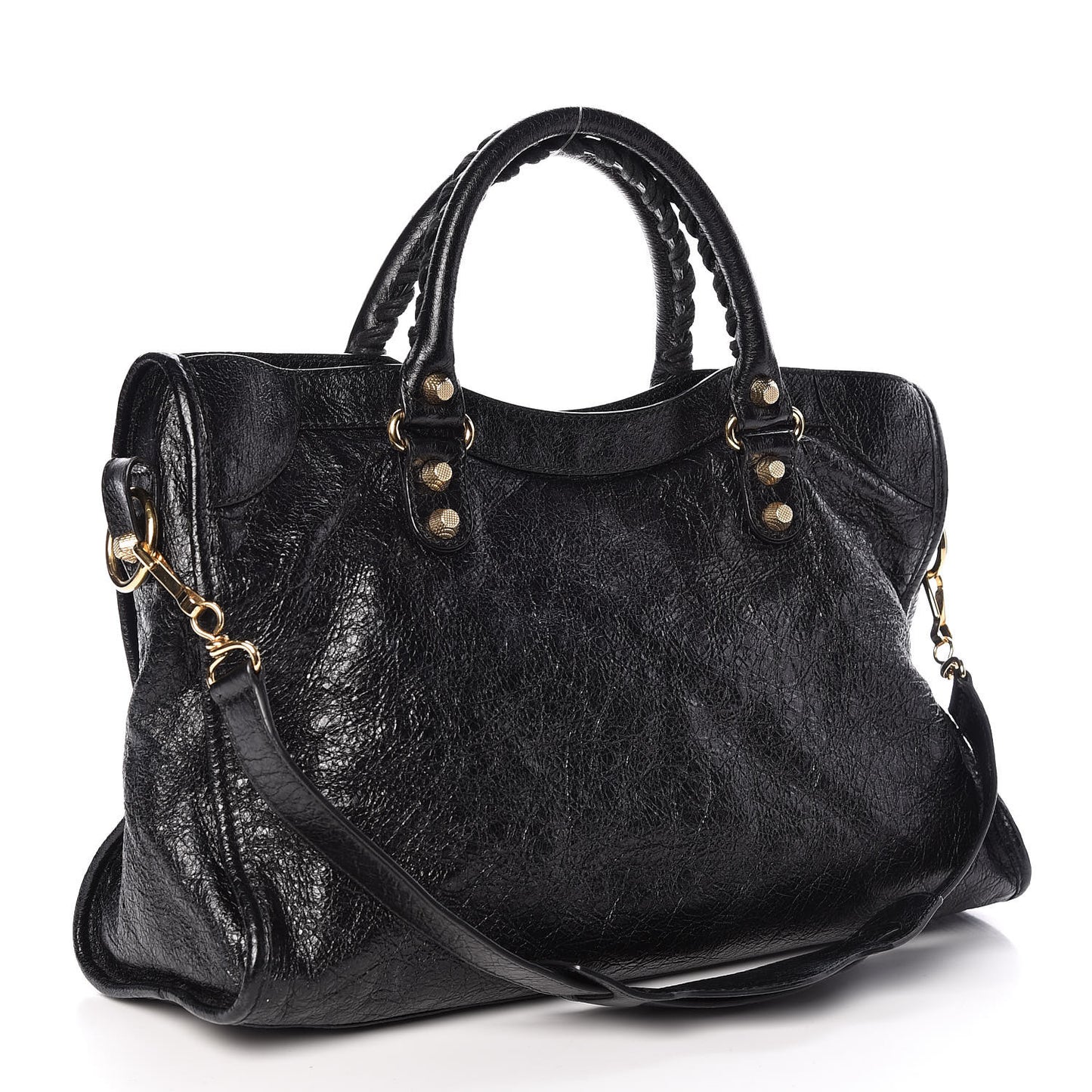 Agneau Giant 12 Gold Hardware City Black