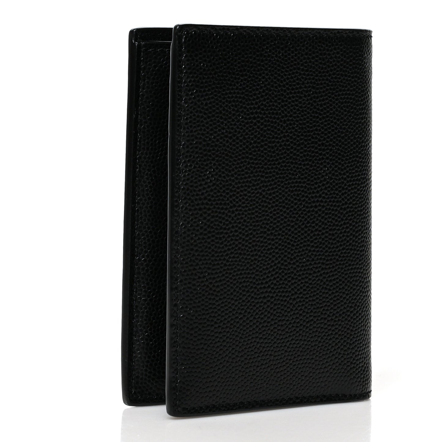 Grain De Poudre Monogram Bi-Fold Wallet Black