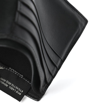 Fendi Vitello Century Mini Bug Eyes Bi-Fold Wallet Black 9 of 11
