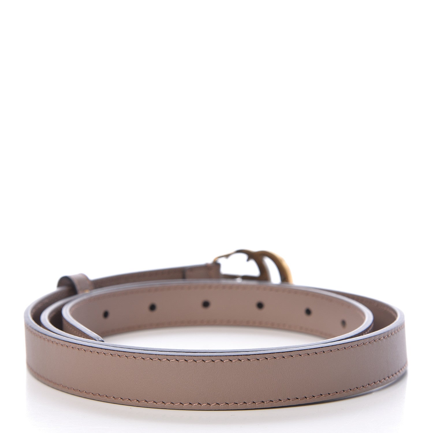 Gucci Calfskin Double G 20mm Belt 90 36 Porcelain Rose 3 of 7