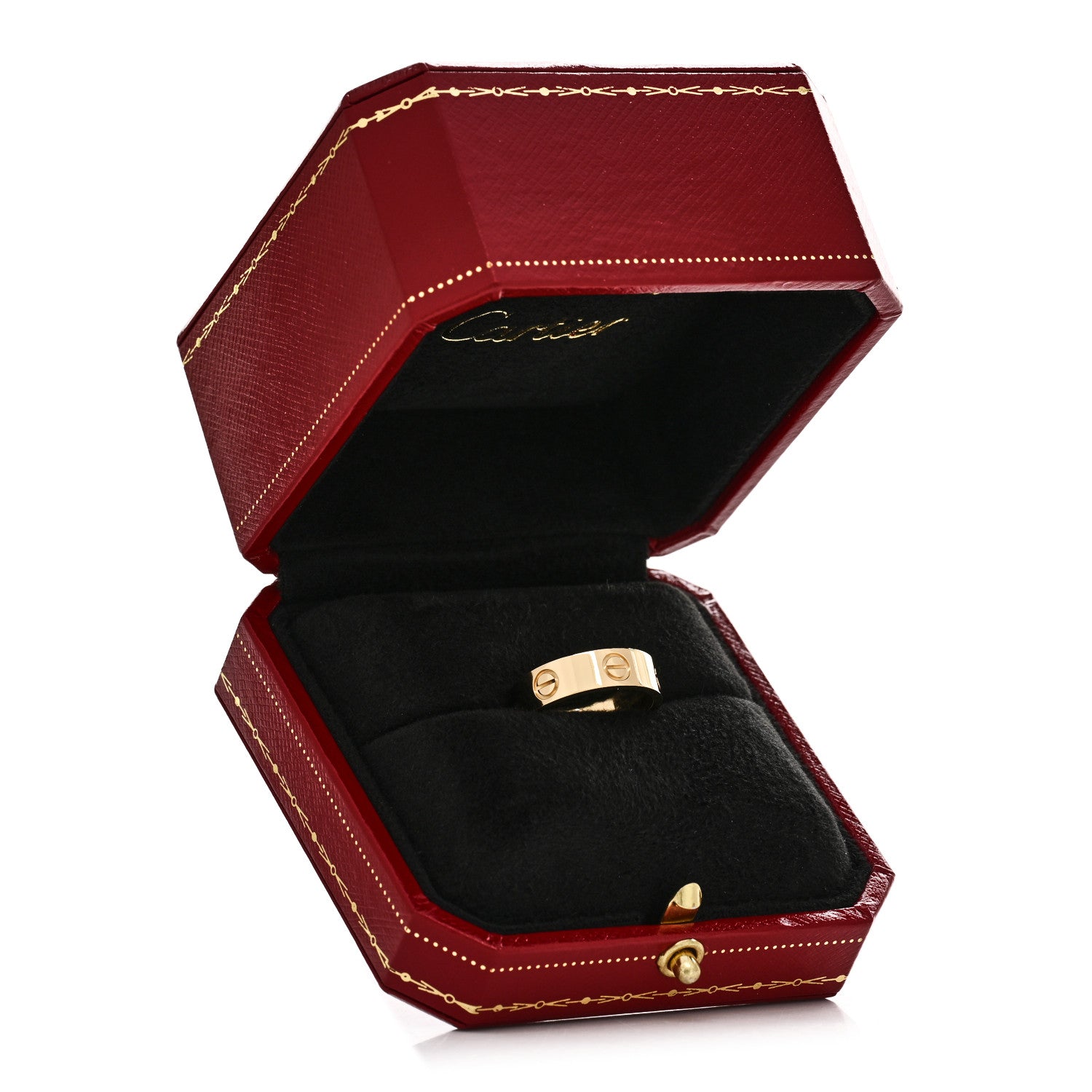 Cartier 18K Yellow Gold 5.5mm LOVE Ring 53 6.5 5 of 5