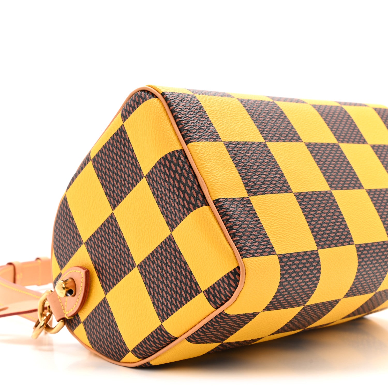 Louis Vuitton Damier Pop Speedy Bandouliere 25 Jaune Mat 8 of 12