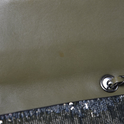 Chanel Sequin Coco Cuba Medium Single Flap Khaki 11 of 14