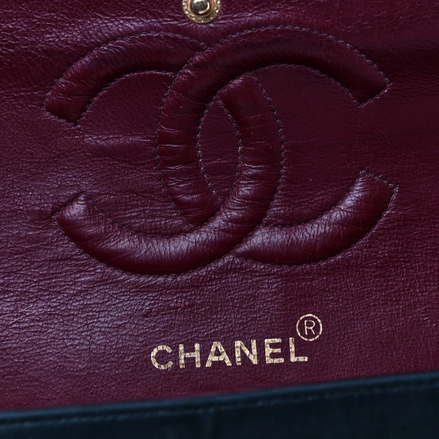 Chanel Lambskin Quilted Medium Double Flap Black 15 of 29