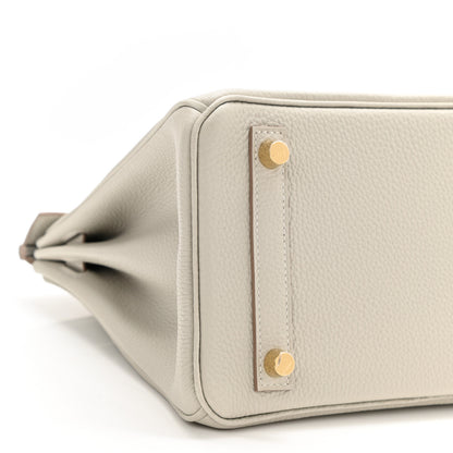 Hermes Togo Birkin 25 Gris Perle 9 of 11