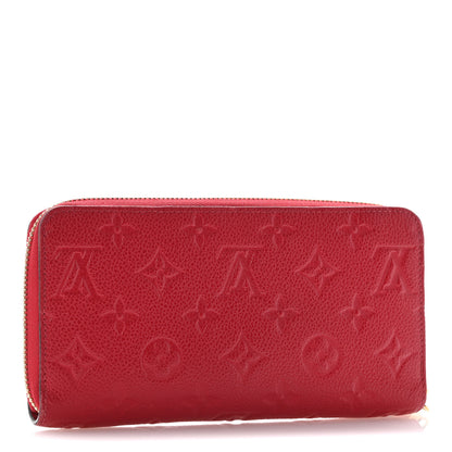 Louis Vuitton Empreinte Zippy Wallet Scarlet 3 of 12