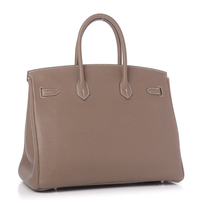 Hermes Togo Birkin 35 Etoupe 3 of 33