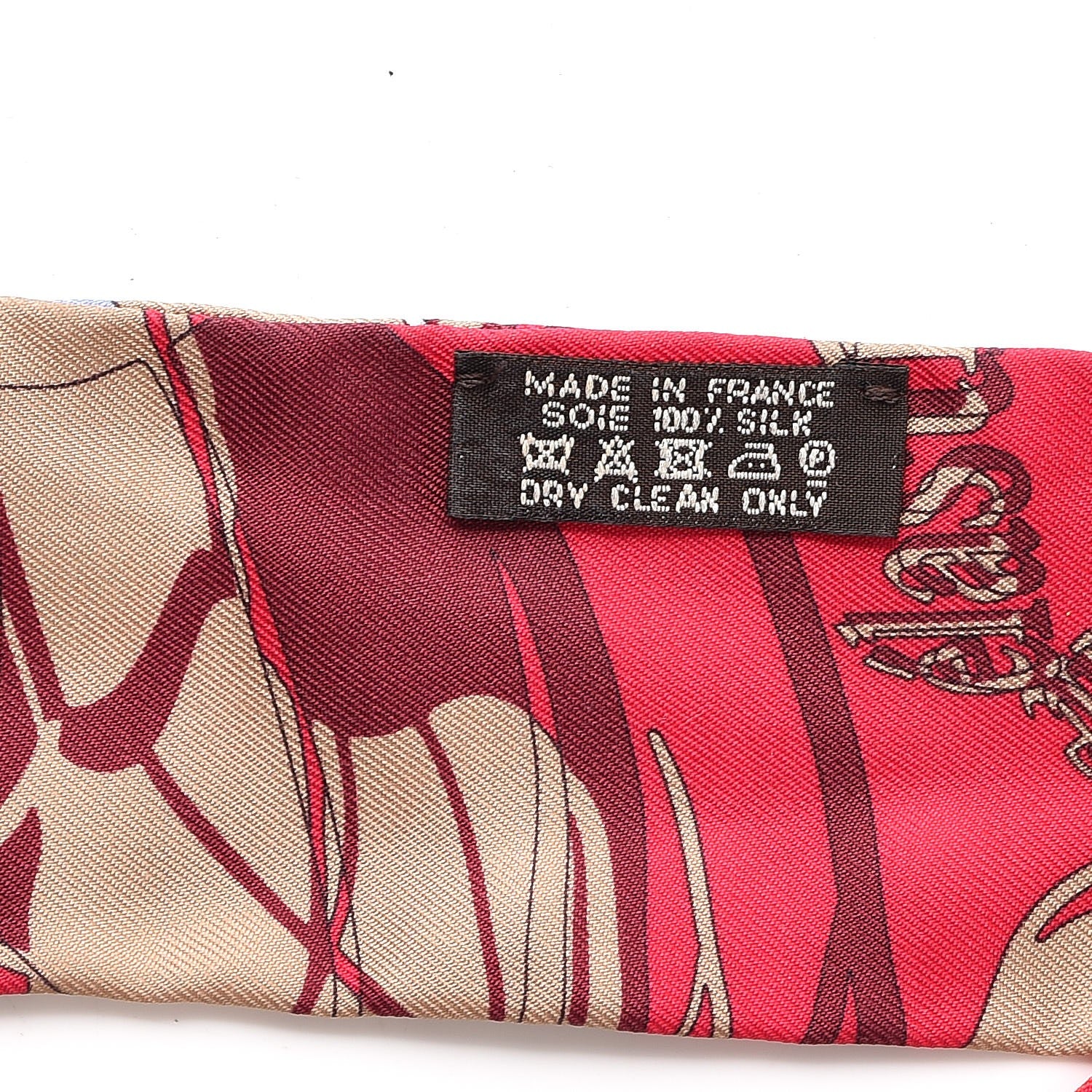 Hermes Silk Caleche Mors Et Bouteilles Twilly 4 of 6
