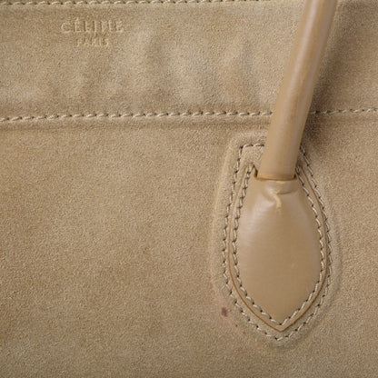 Celine Nubuck Medium Phantom Luggage Beige 9 of 15