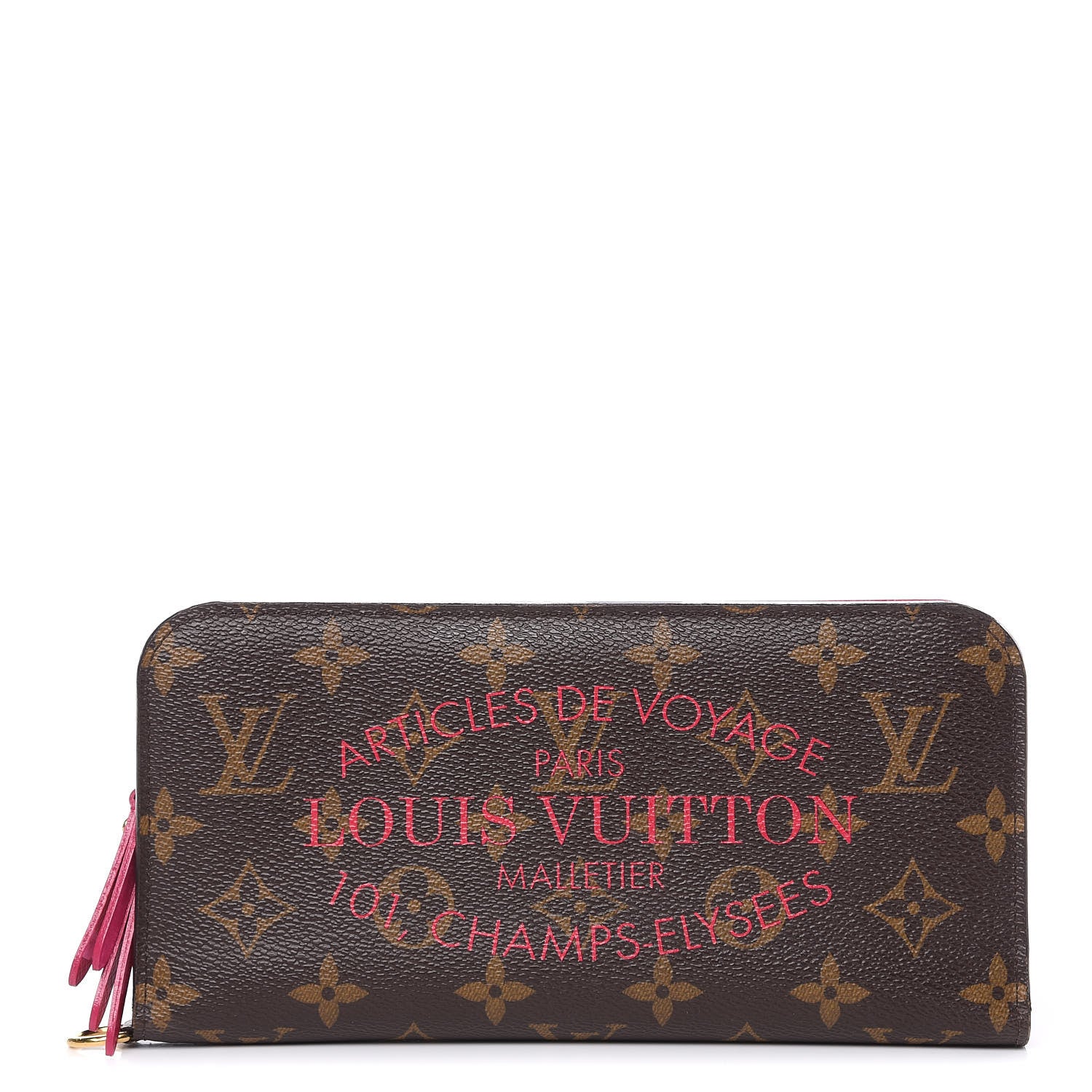 Louis Vuitton Monogram Articles de Voyage Ikat Insolite Wallet Rose Indien 1 of 10