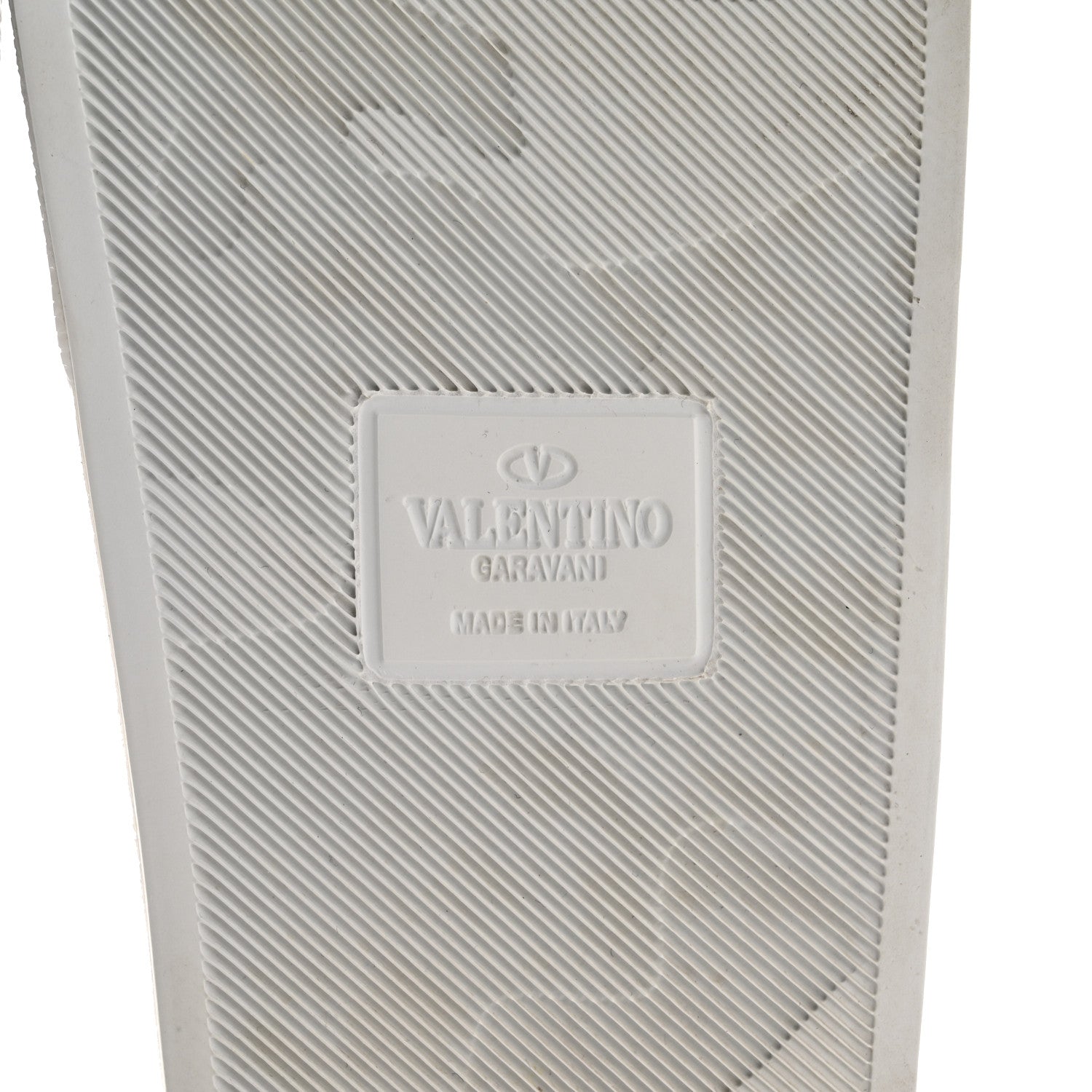 Valentino Garavani Rubber Swarovski VLTN Pool Slide Sandals 39 White 7 of 9