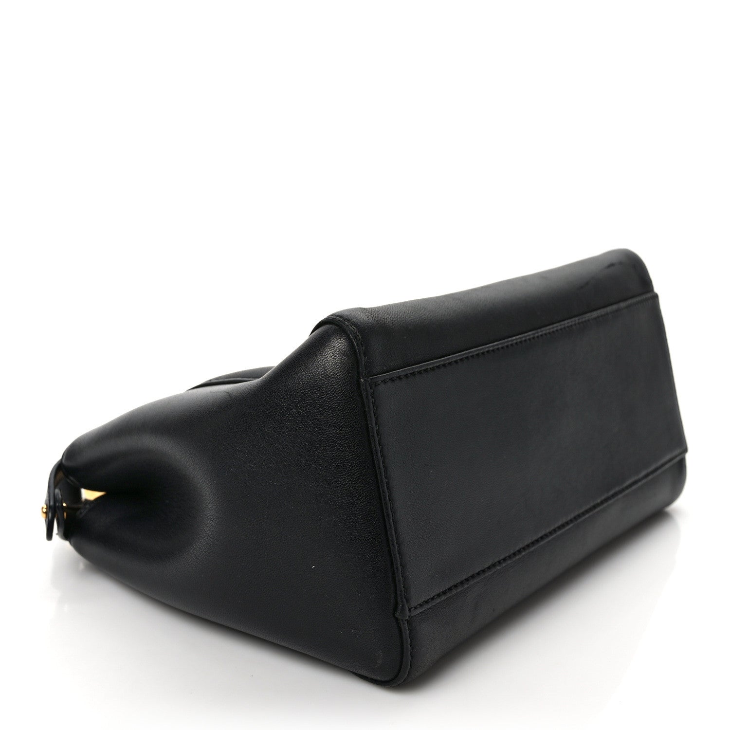 Fendi Nappa Mini Peekaboo Iconic Satchel Black 4 of 8