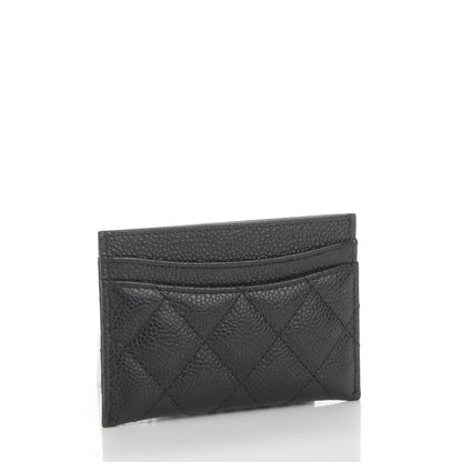 Chanel Caviar Quilted Card Holder Black 3 of 8
