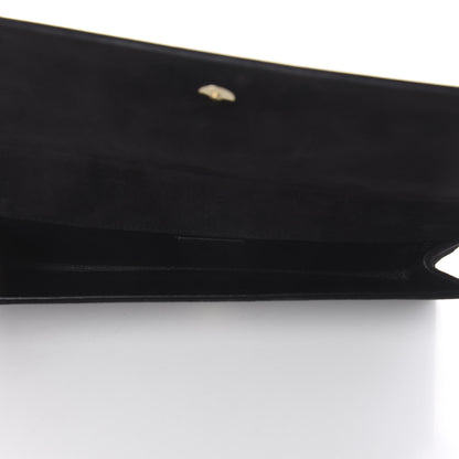 Gucci Suede Crystal Clutch Black 4 of 5