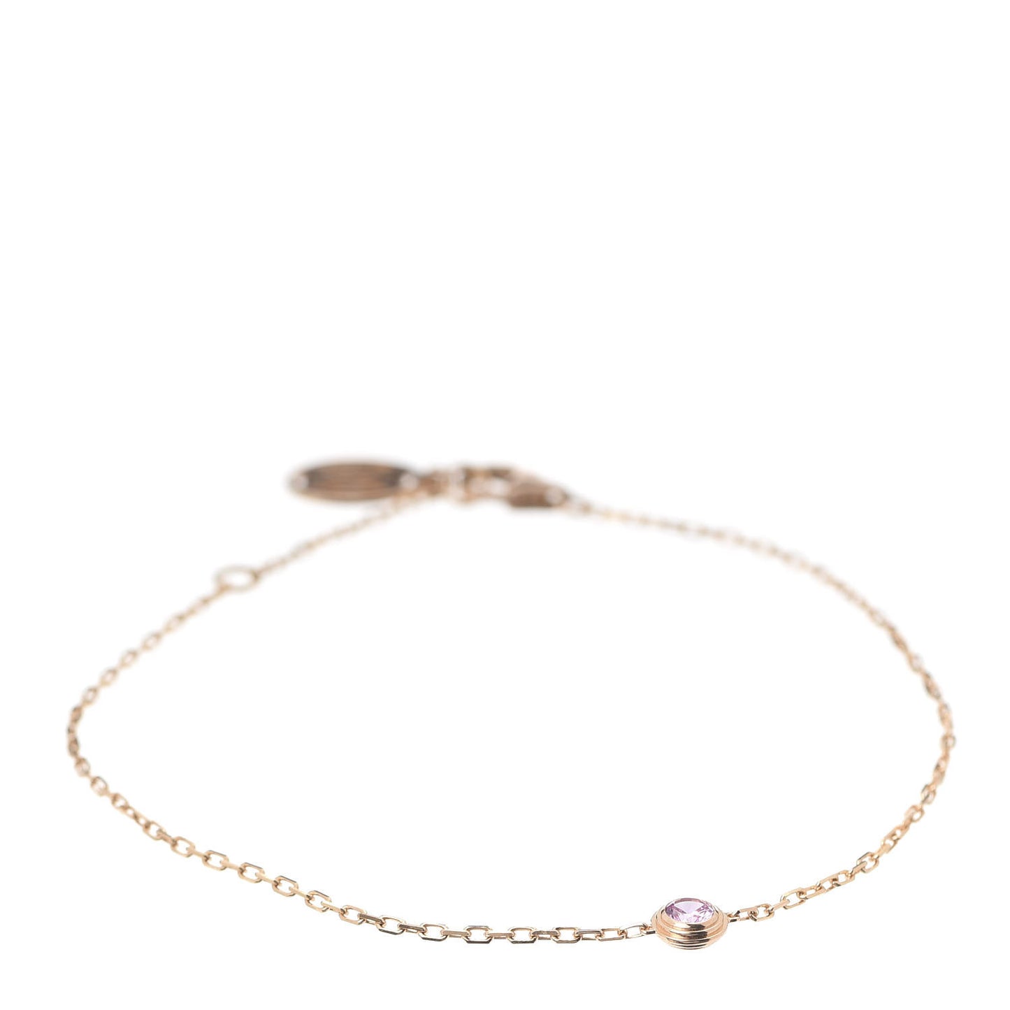 18K Pink Gold Pink Sapphire D'Amour Bracelet