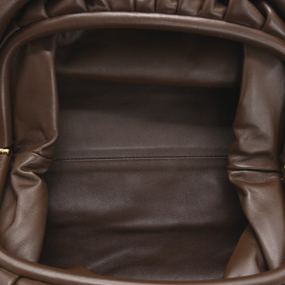 Bottega Veneta Smooth Butter Calf The Pouch Oversized Clutch Brownie 5 of 14