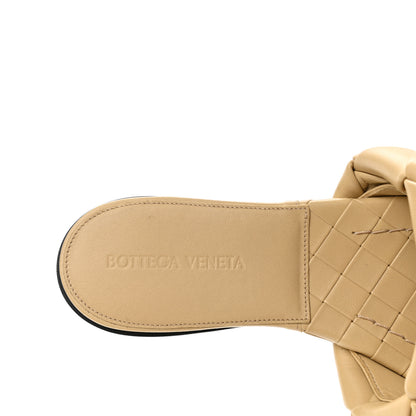 Bottega Veneta Nappa Maxi Intrecciato Lido Flat Sandals 38 Cane Sugar 7 of 9