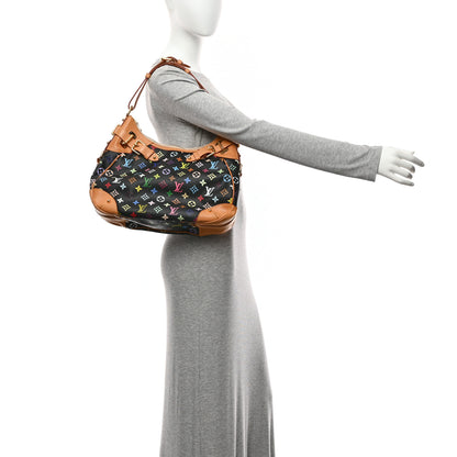 Louis Vuitton Monogram Multicolor Greta Black 2 of 10