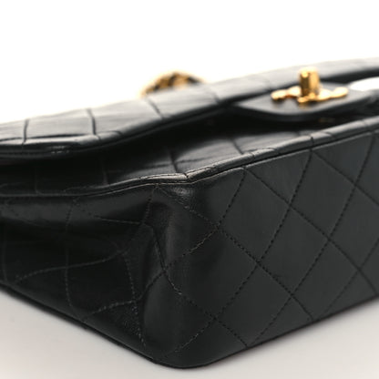 Chanel Lambskin Quilted Medium Double Flap Black 8 of 9