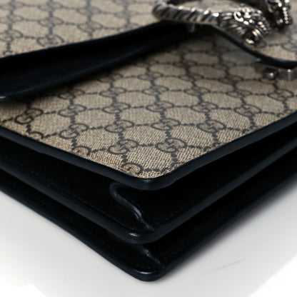 Gucci GG Supreme Monogram Medium Dionysus Shoulder Bag Black 10 of 10