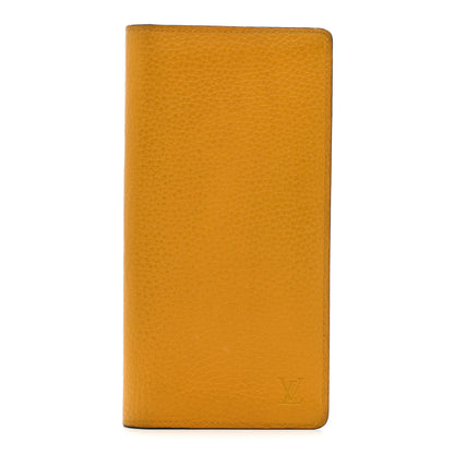 Louis Vuitton Taurillon Brazza Wallet Ocre 1 of 7