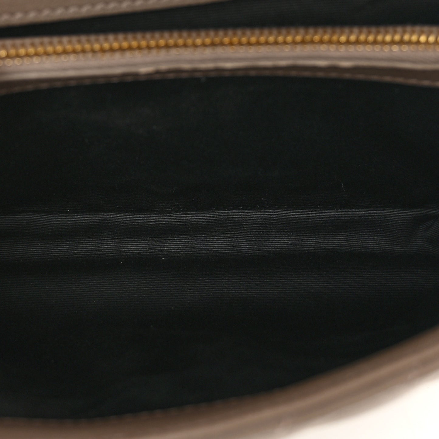 Sheepskin Matelasse Chevron Monogram Medium College Bag Greyish Brown