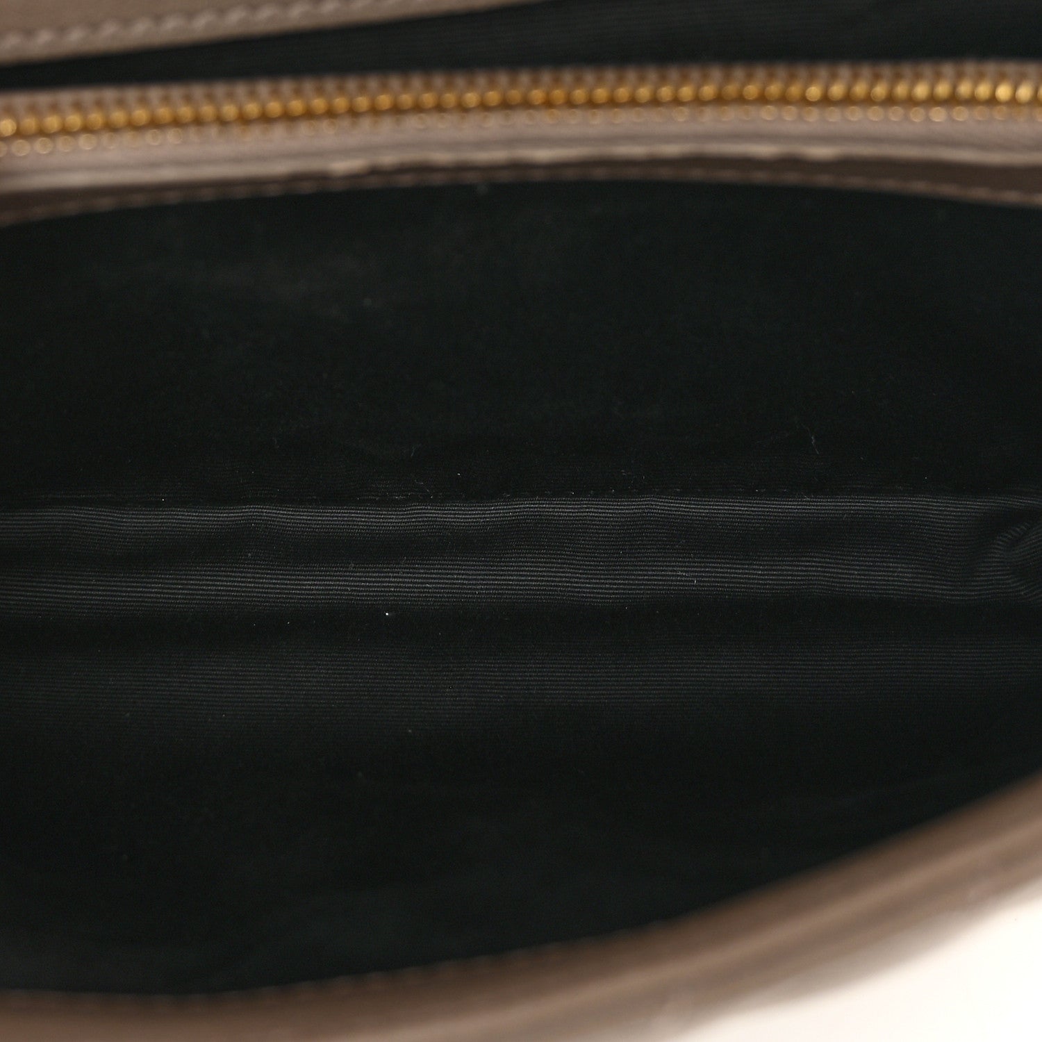 Saint Laurent Sheepskin Matelasse Chevron Monogram Medium College Bag Greyish Brown 6 of 11