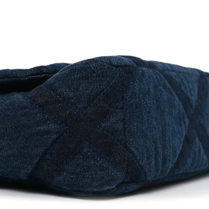 Chanel Denim Quilted Medium Chanel 19 Flap Blue Blue 9 of 10