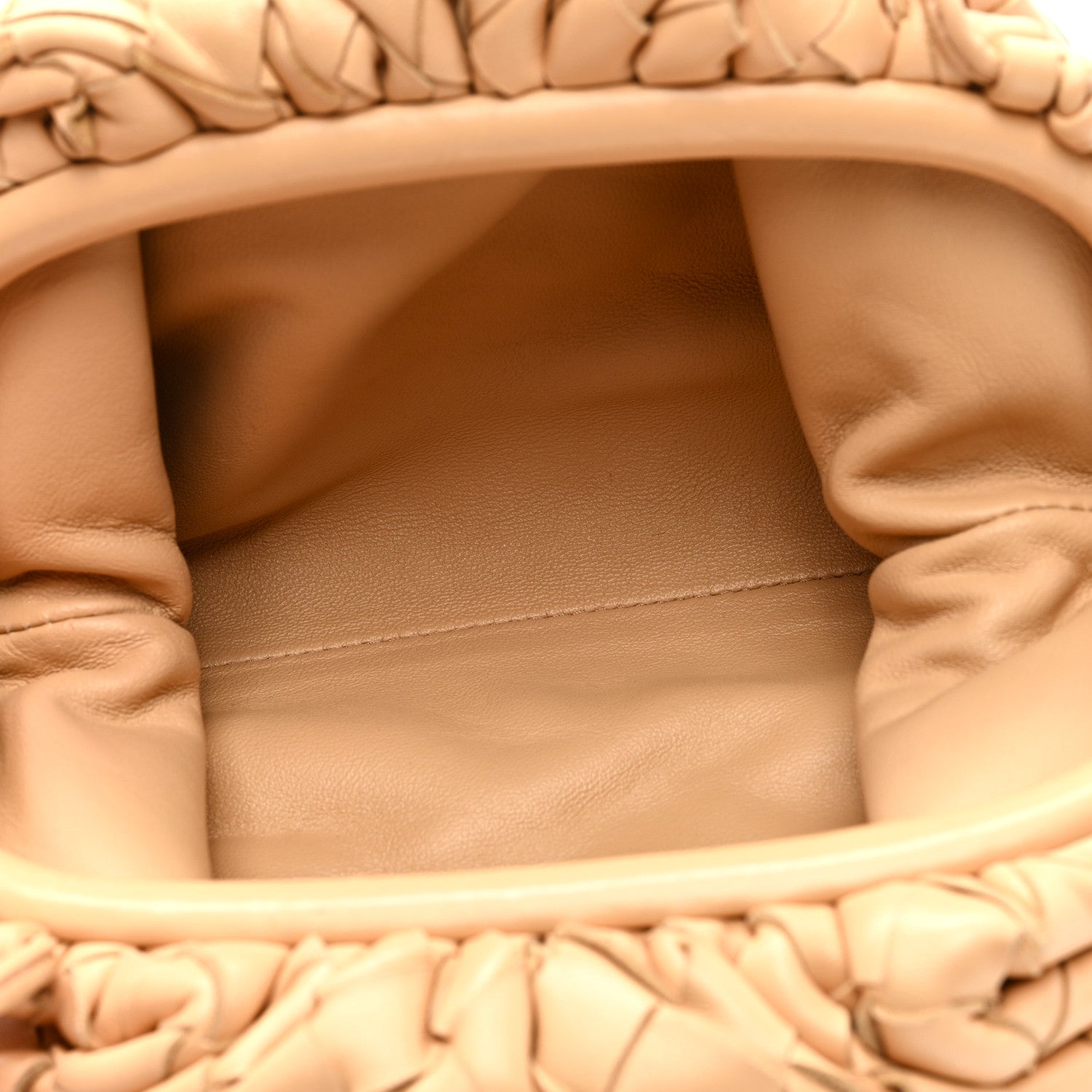Bottega Veneta Nappa Intrecciato The Mini Pouch Almond 4 of 7