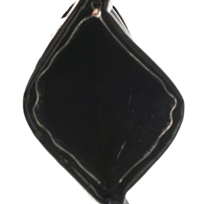 Chanel Patent Calfskin Quilted Beauty CC Clutch Black 4 of 7
