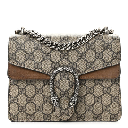 Gucci GG Supreme Monogram Mini Dionysus Shoulder Bag Taupe 1 of 12