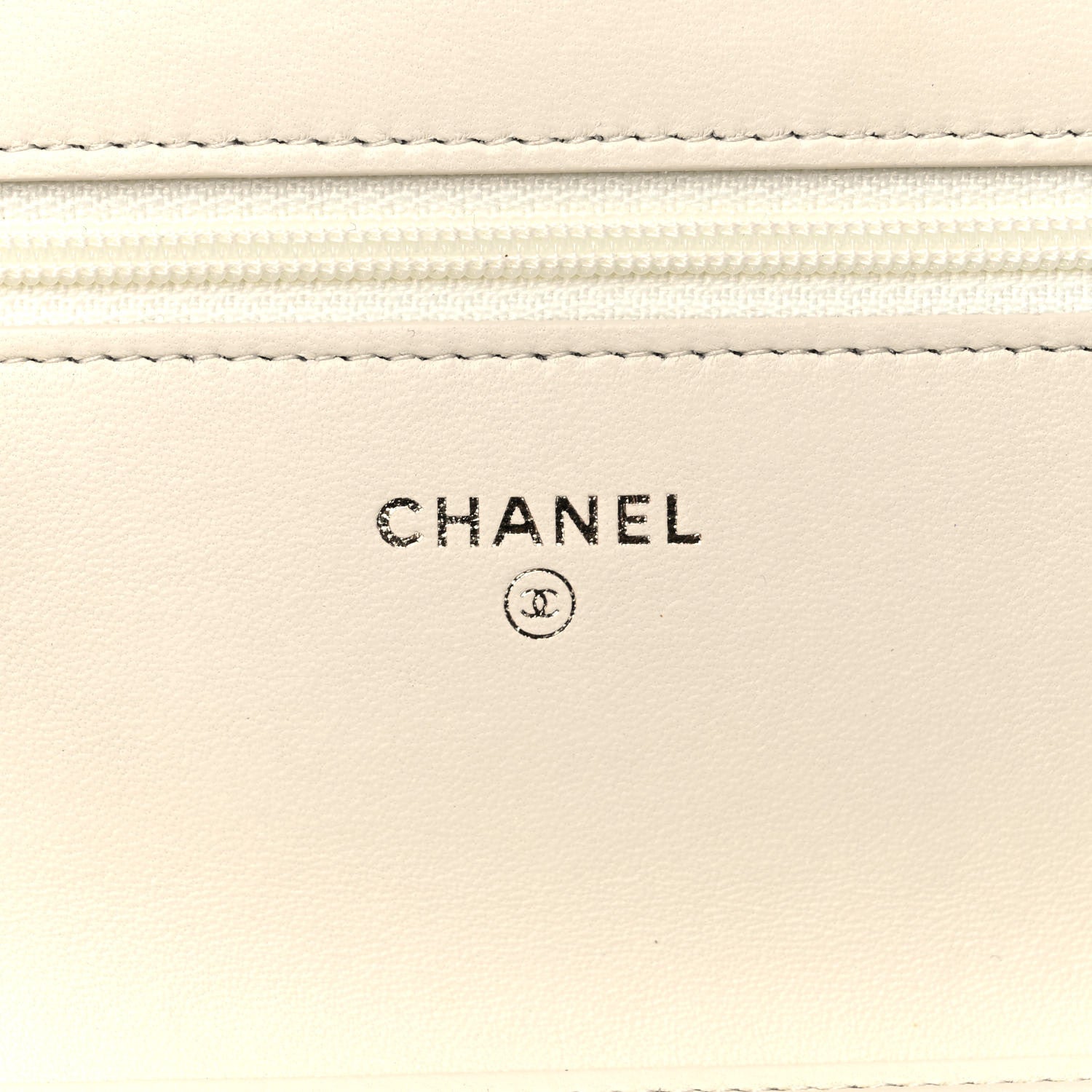 Chanel Caviar Quilted Boy Wallet On Chain WOC White 6 of 15
