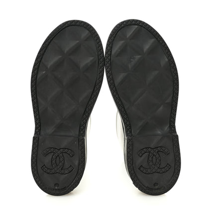 Chanel Caoutchouk CC High Boots 40 Black 6 of 9