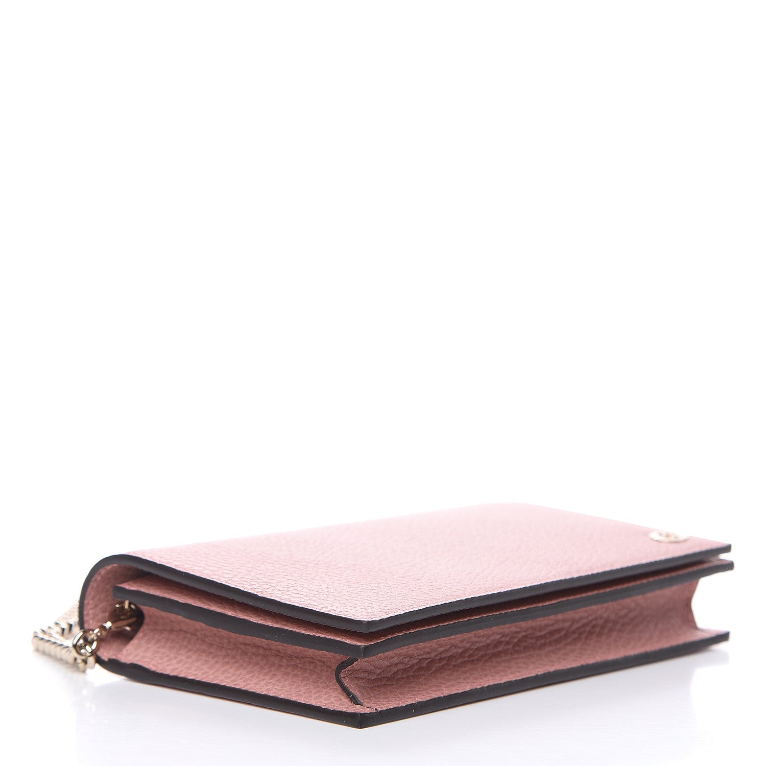 Gucci Dollar Calfskin Medium Betty Chain Wallet Soft Pink 4 of 9
