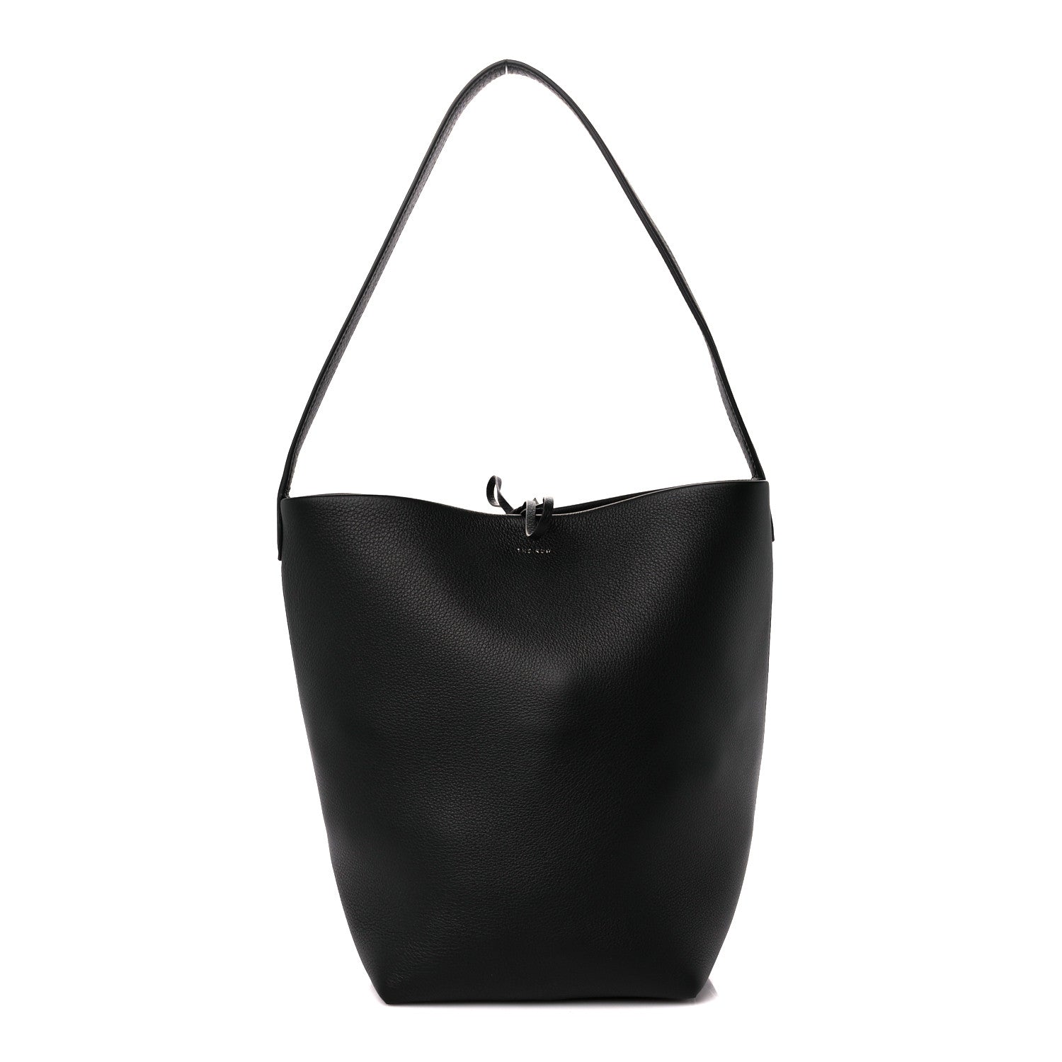 The Row Grained Calfskin Medium N/S Park Tote Black 1 of 9