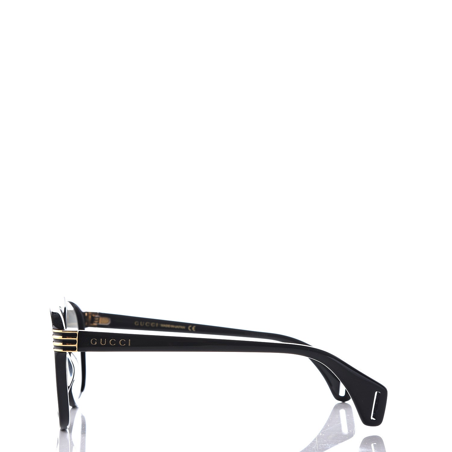 Gucci Acetate Aviator Sunglasses GG0525S Black 3 of 7