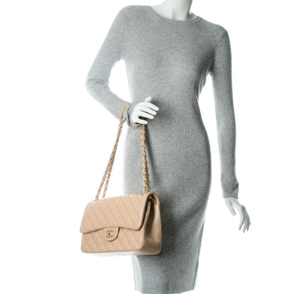 Chanel Caviar Quilted Jumbo Double Flap Beige Clair 2 of 8
