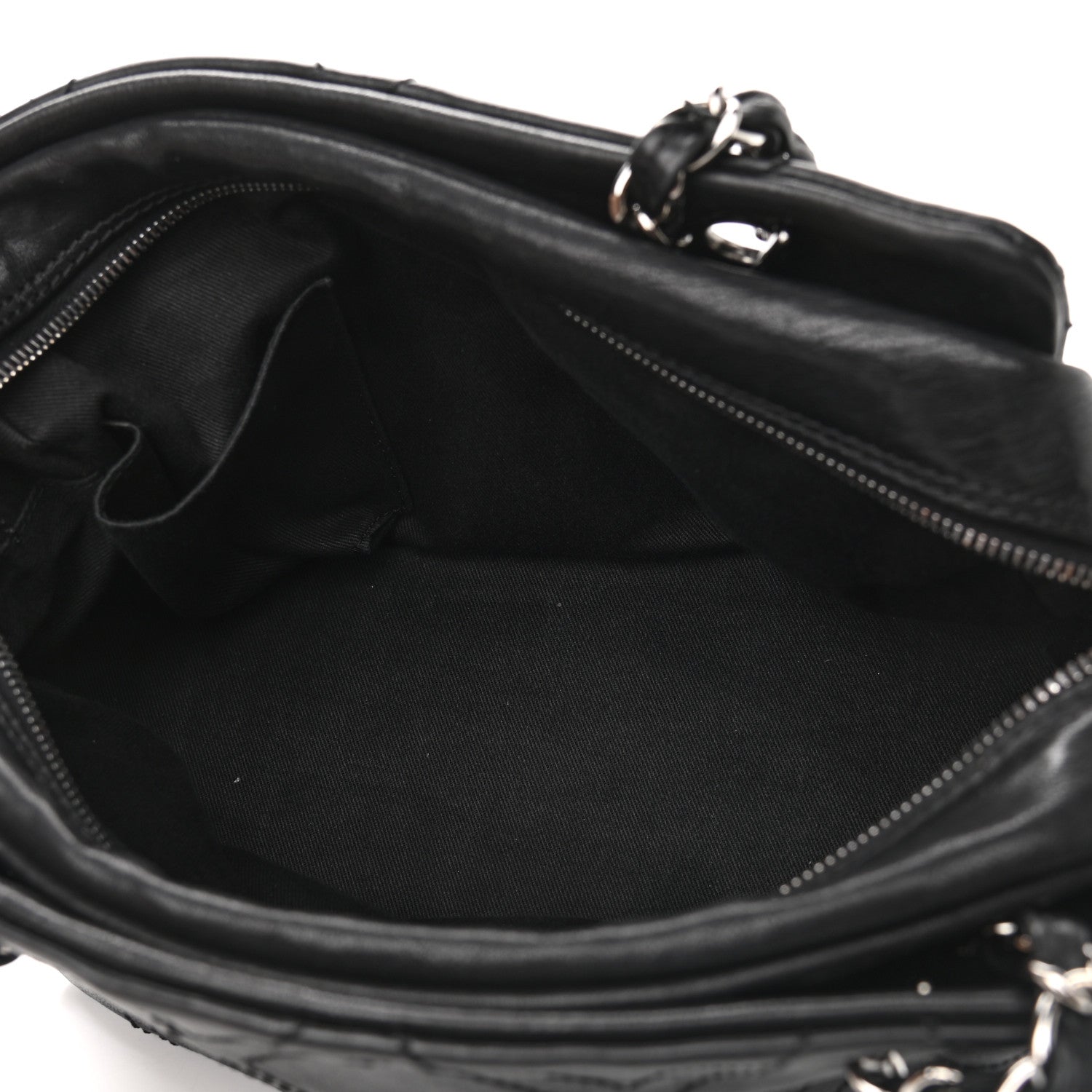 Chanel Calfskin Small Diamond Stitch Tote Black 5 of 13