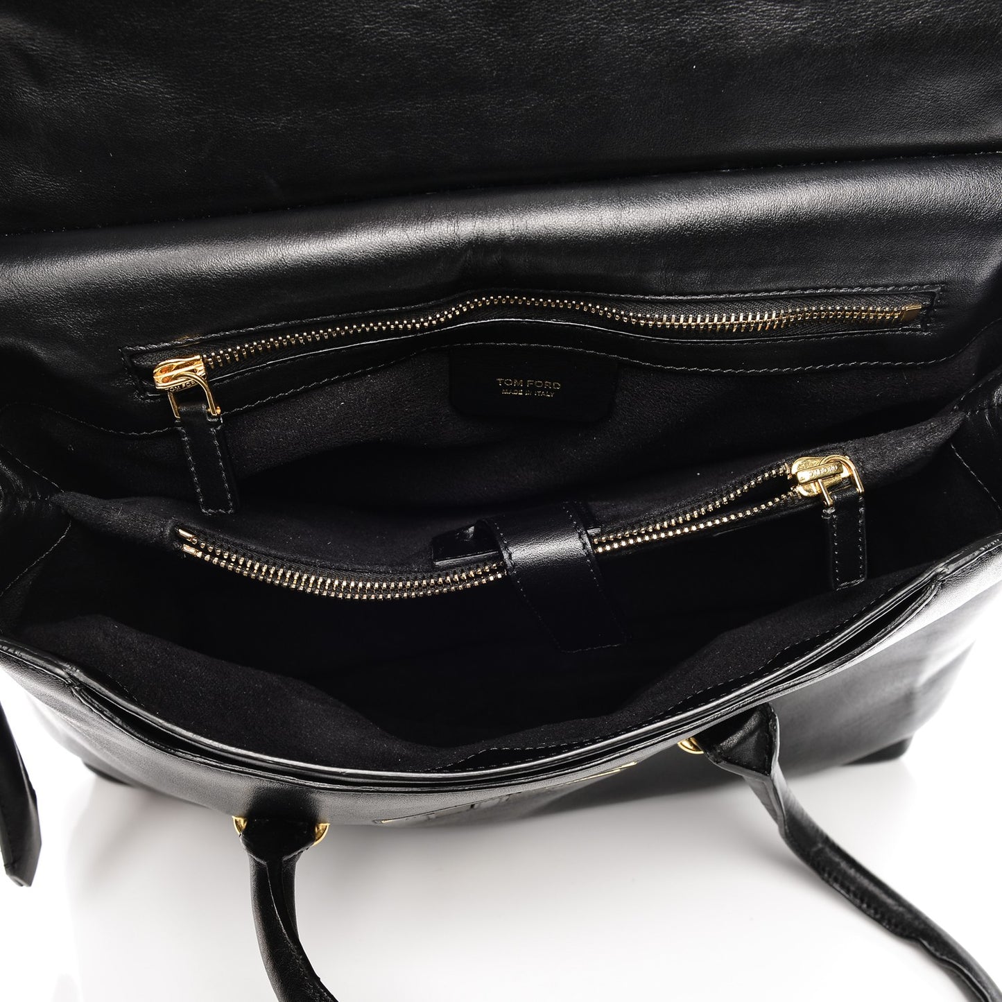 Smooth Calfskin Medium Icon Bag Black