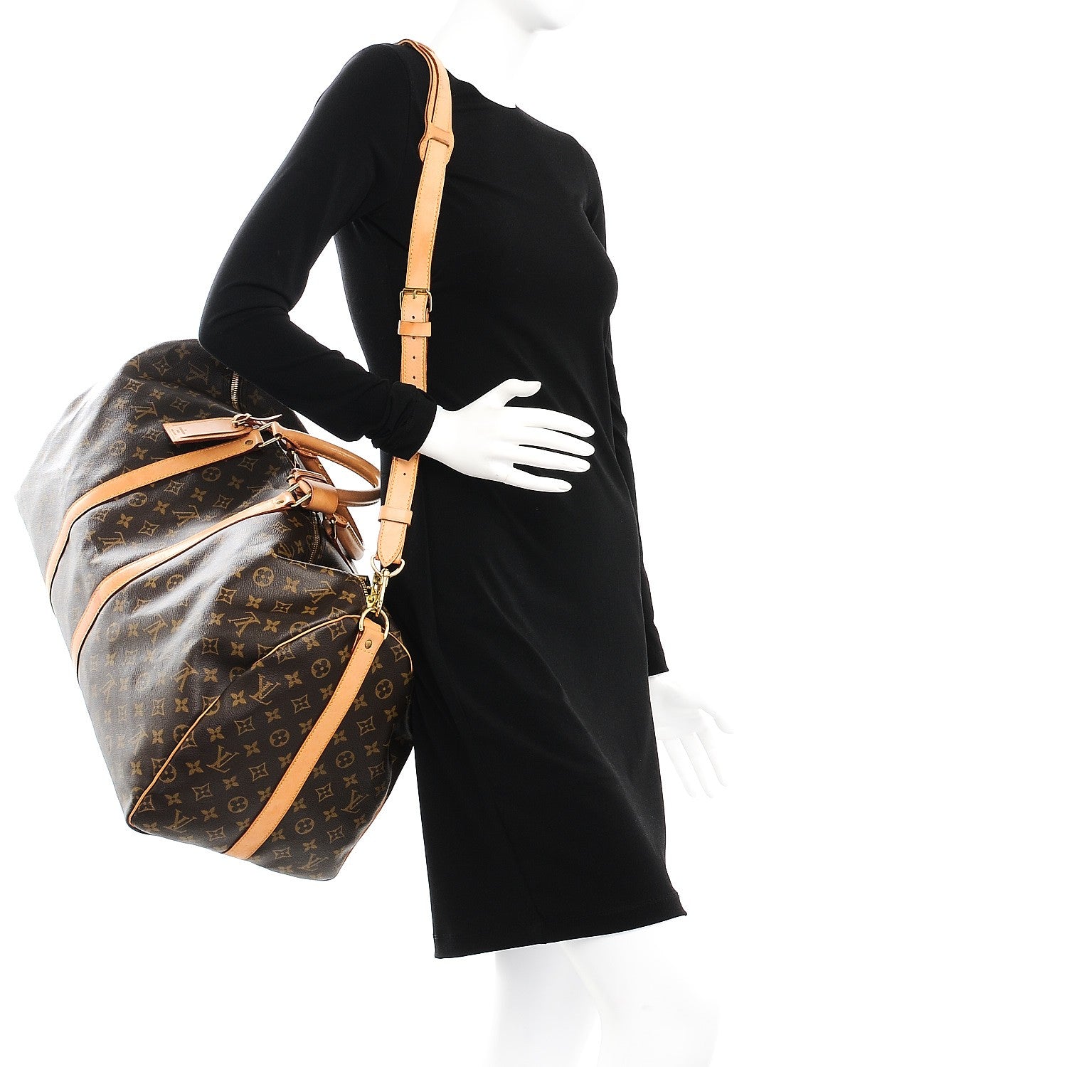 Louis Vuitton Monogram Keepall Bandouliere 55 2 of 15