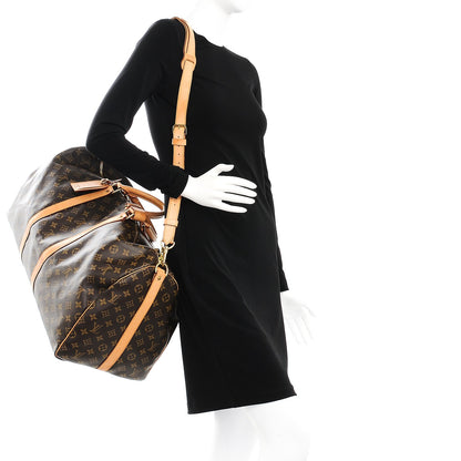Louis Vuitton Monogram Keepall Bandouliere 55 2 of 15